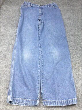Gitano Womens Light‎ Blue Relaxed Fit Denim Carpenter Jeans 10/11